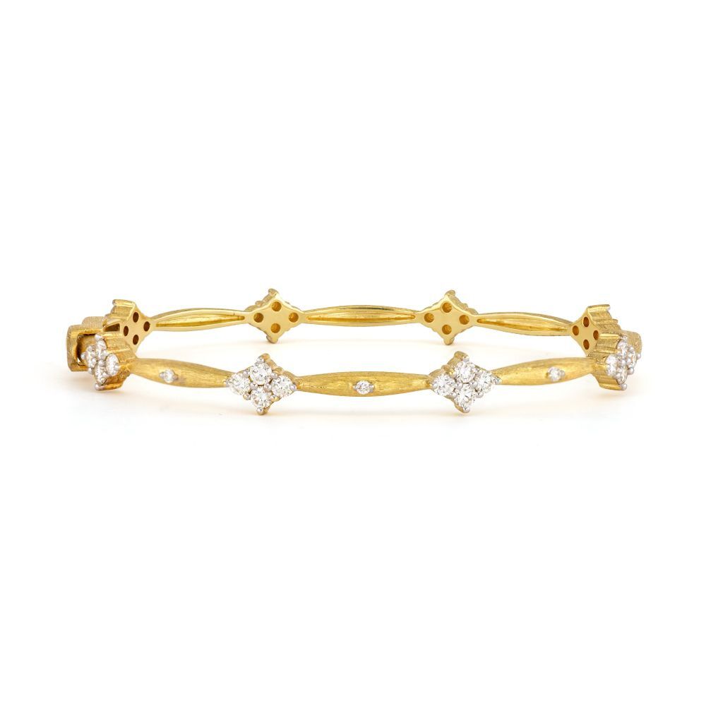 Moroccan Diamond Quad Bangle