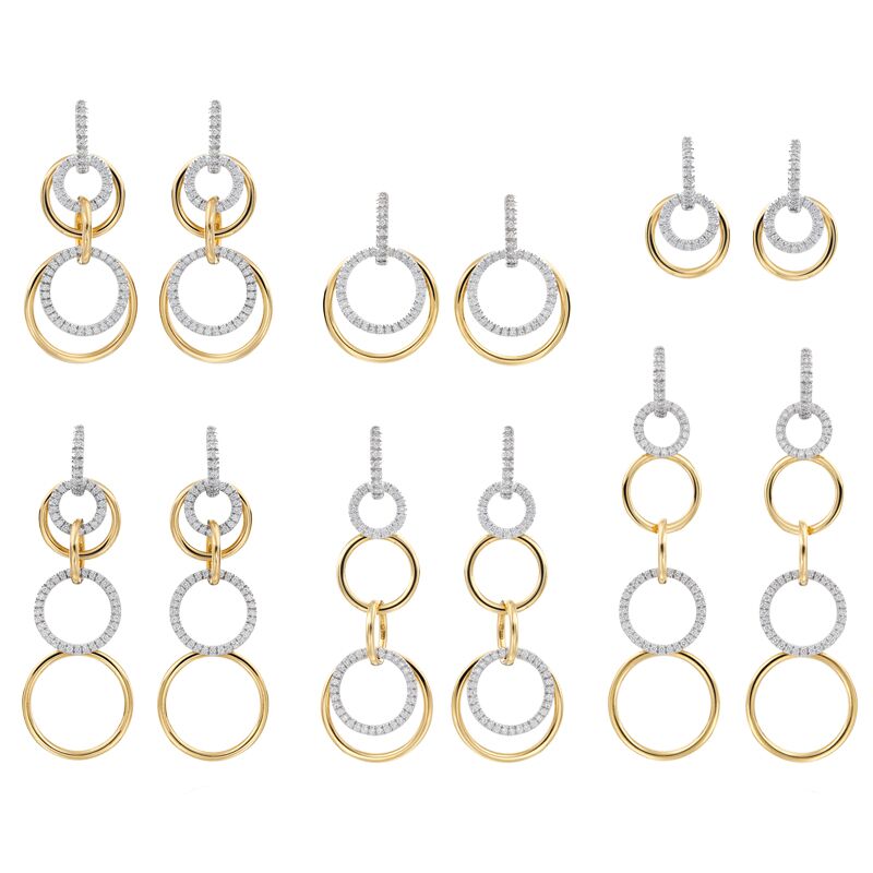 Moon Phase Convertible Earrings