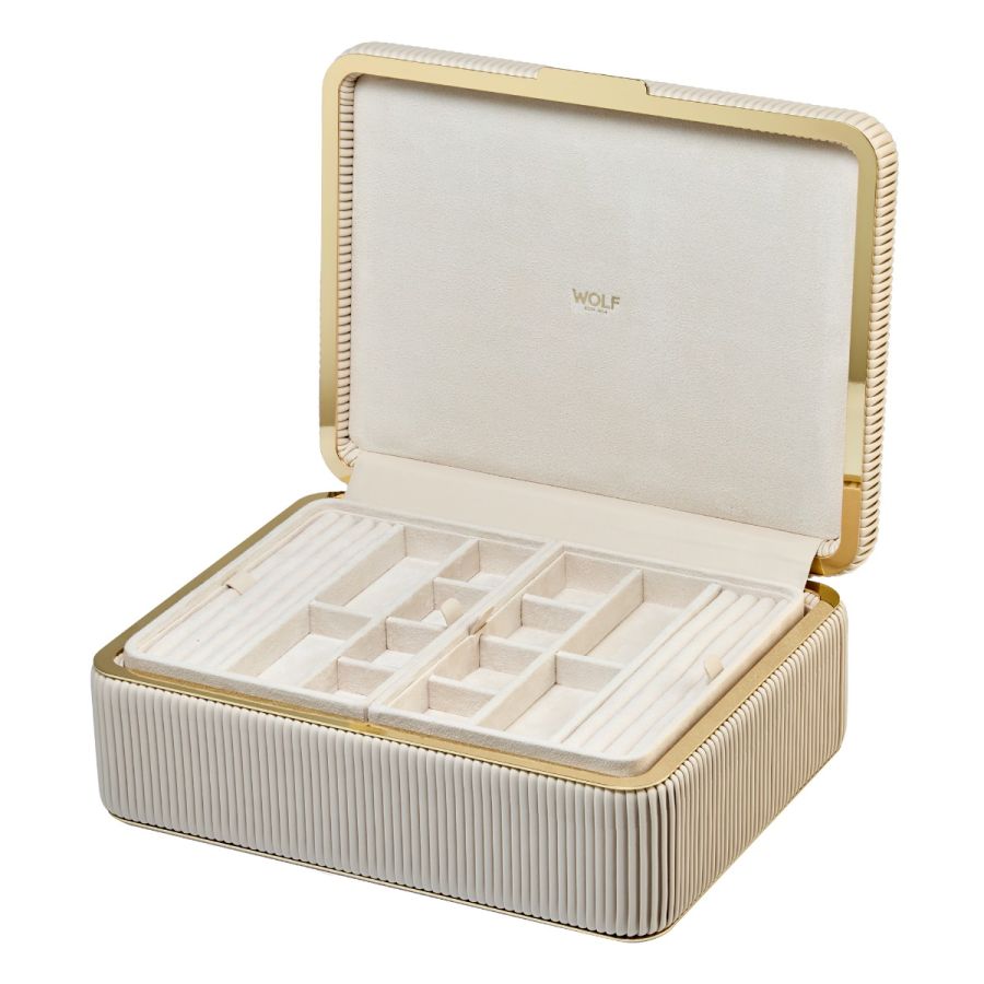 Balla Large Jewelry Box- Bone