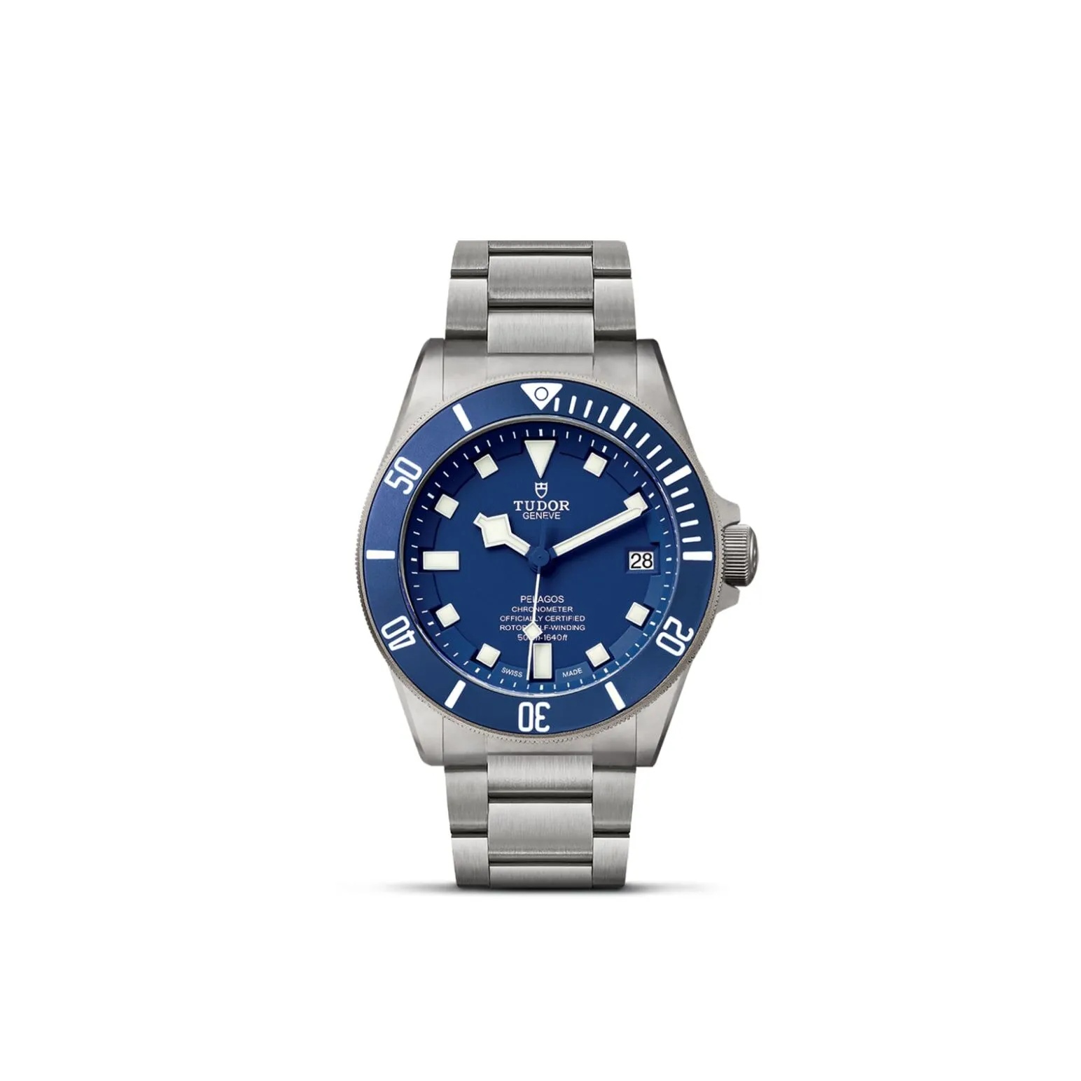 TUDOR Pelagos 42mm titanium and steel case with satin finish - M25600TB-0001 at Underwood Jewelers
