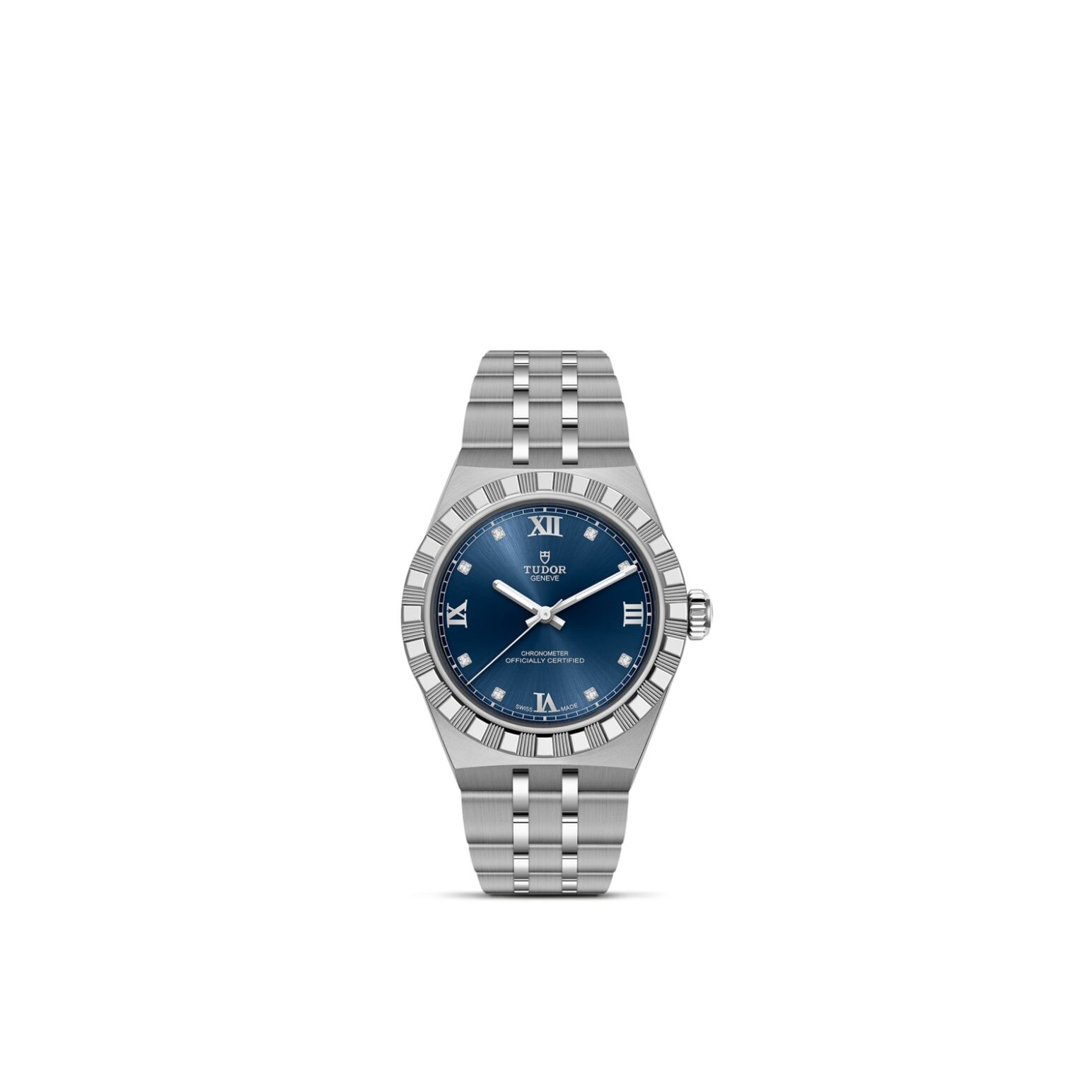 TUDOR Royal 30mm stainless steel case with polished and satin finish - M2830A1A0-0001 at Underwood Jewelers