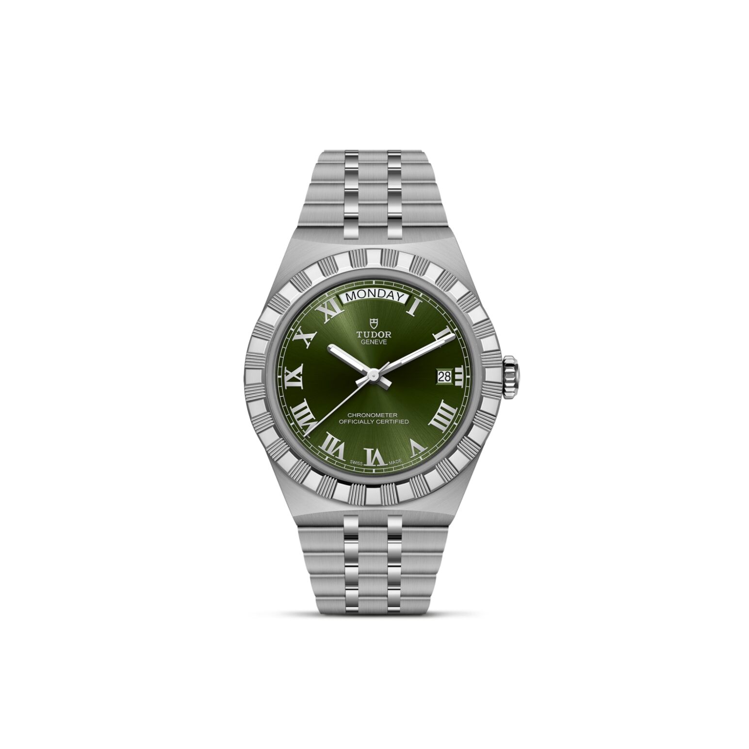 TUDOR Royal 40mm stainless steel case with polished and satin finish - M2840D1A0-0003 at Underwood Jewelers