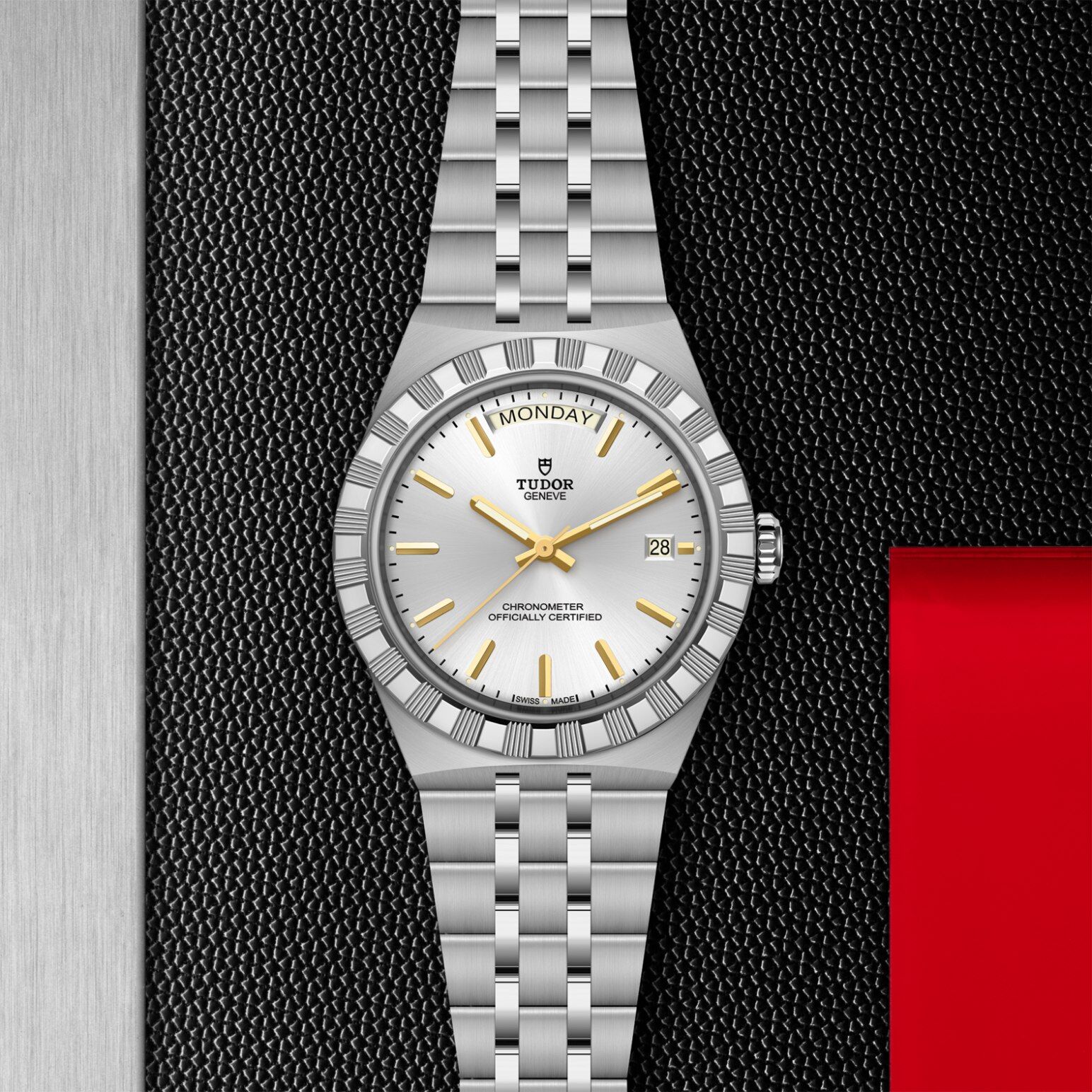 TUDOR Royal 40mm stainless steel case with polished and satin finish - M2840D1A0-0004 at Underwood Jewelers