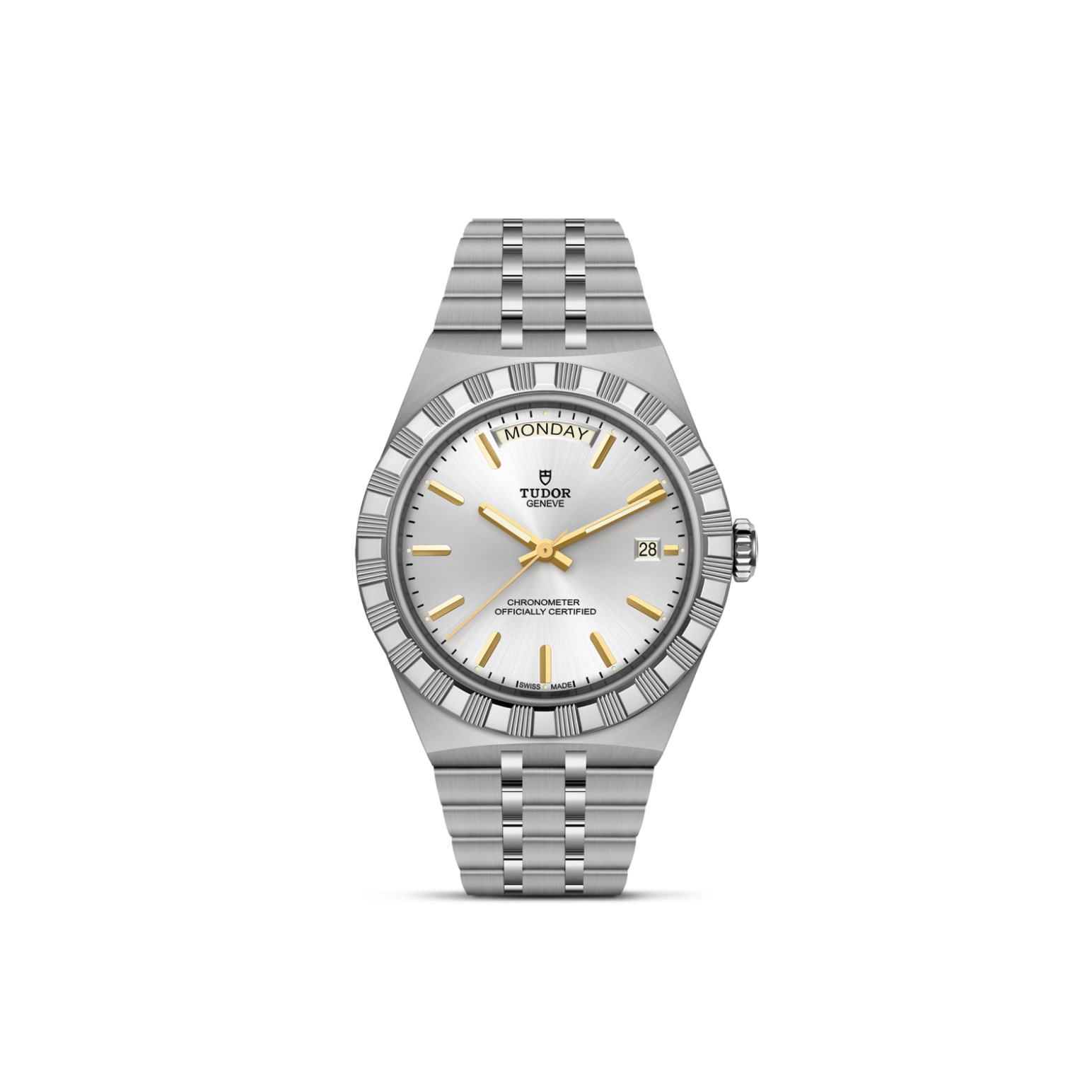 TUDOR Royal 40mm stainless steel case with polished and satin finish - M2840D1A0-0004 at Underwood Jewelers