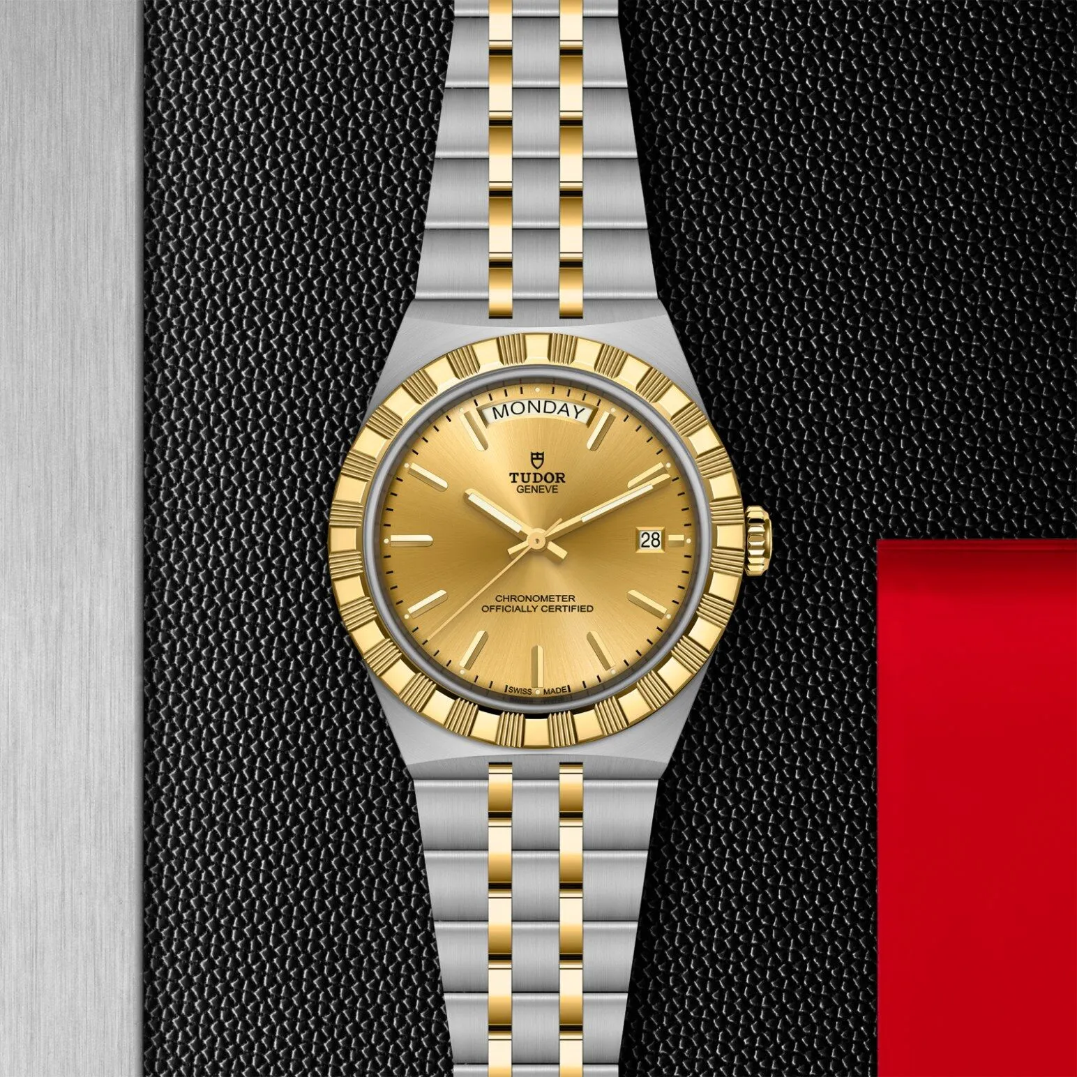 TUDOR Royal 40mm stainless steel and yellow gold case, with polished and satin finish - M2840D1A3-0002 at Underwood Jewelers