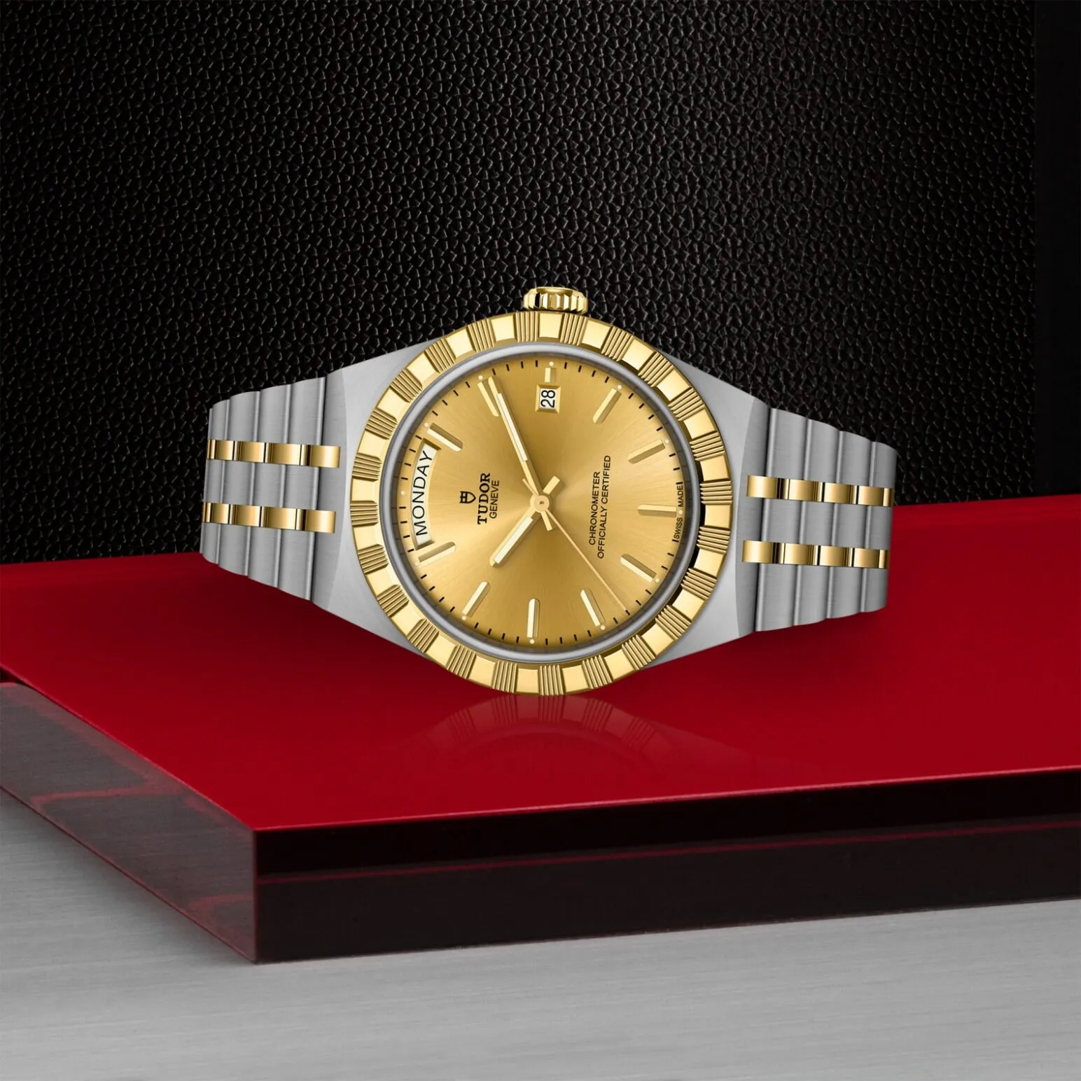 TUDOR Royal 40mm stainless steel and yellow gold case, with polished and satin finish - M2840D1A3-0002 at Underwood Jewelers