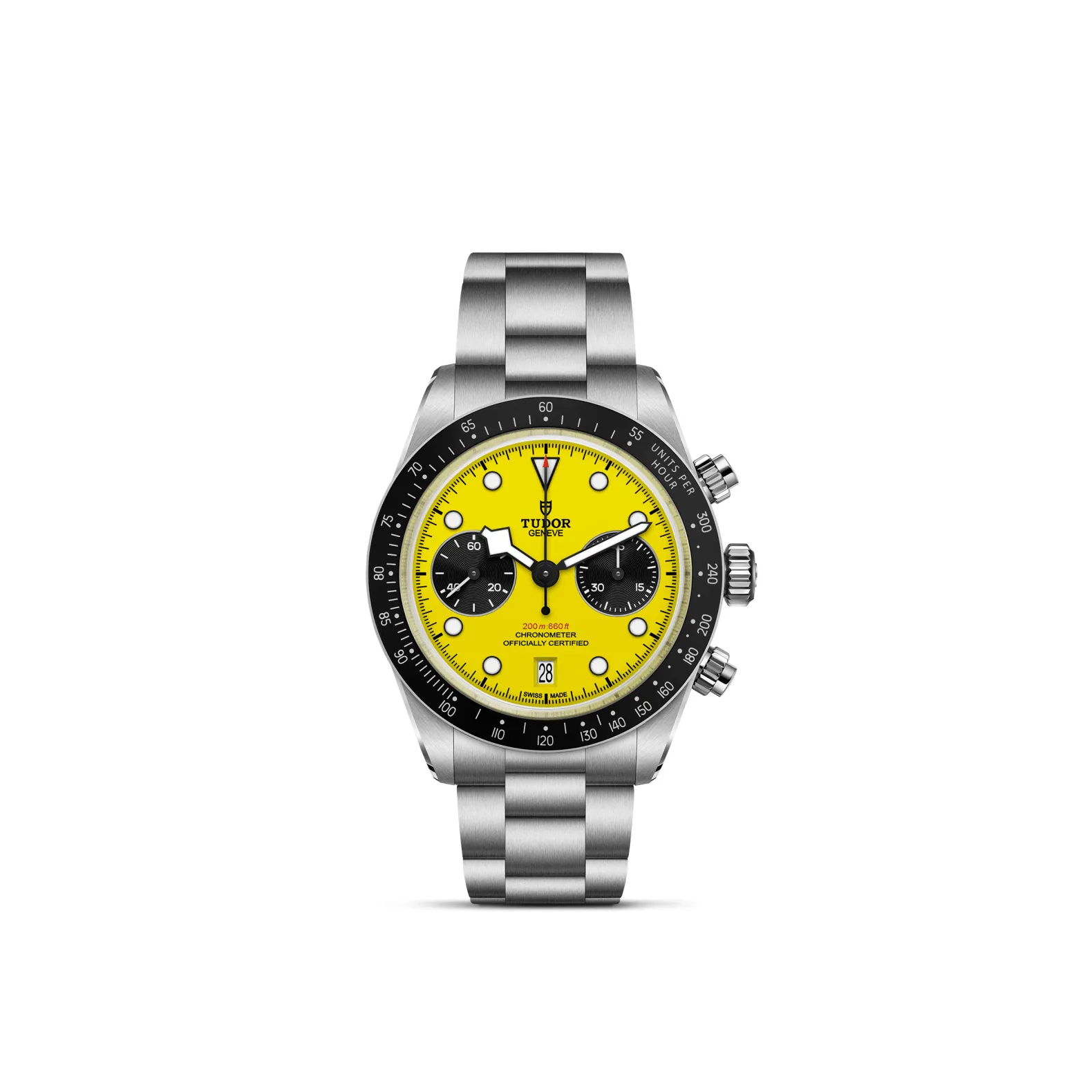 Black Bay Chrono 39 39mm stainless steel case with polished and satin finishes - M79310N-0001 at Underwood Jewelers