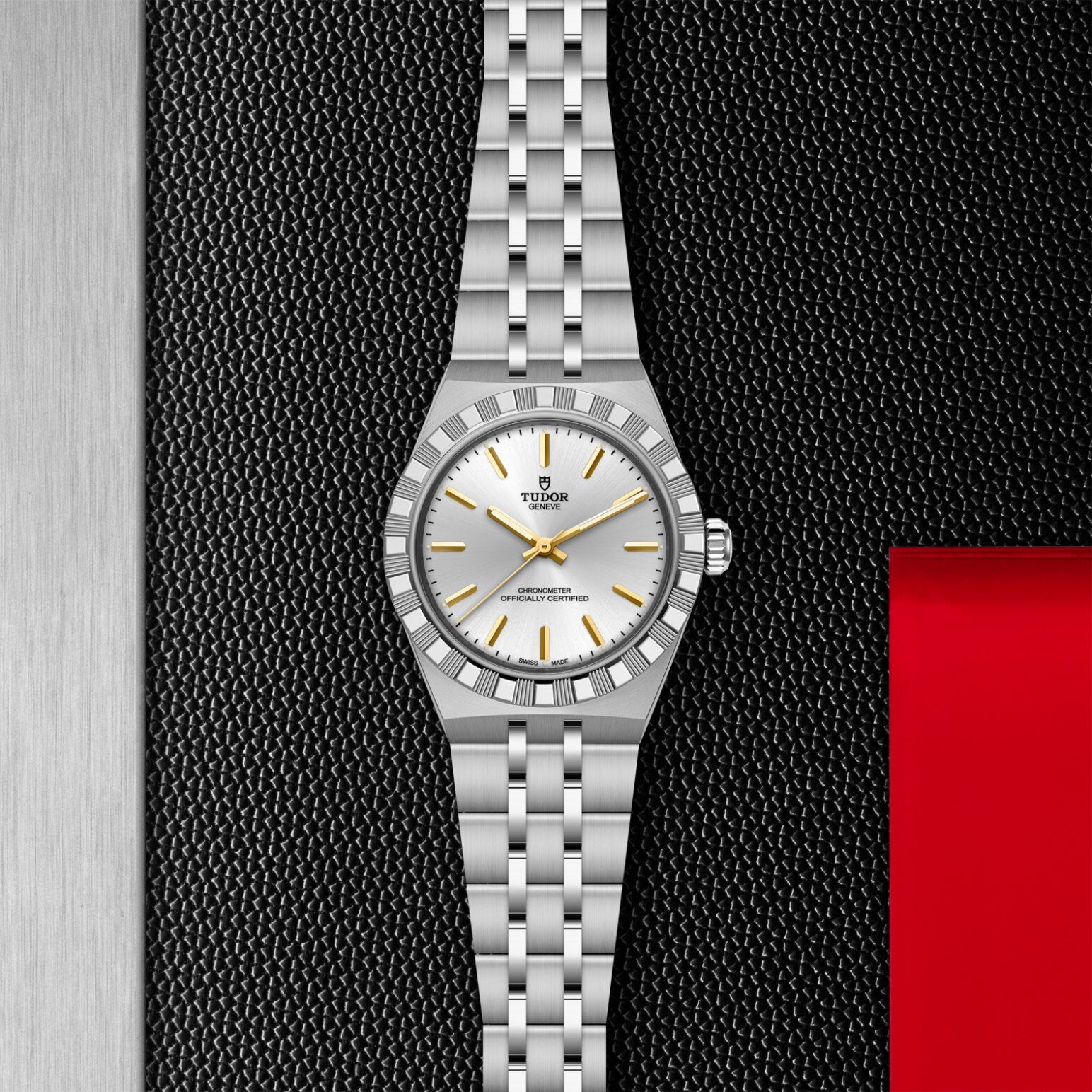 TUDOR Royal 30mm stainless steel case with polished and satin finish - M2830A1A0-0002 at Underwood Jewelers