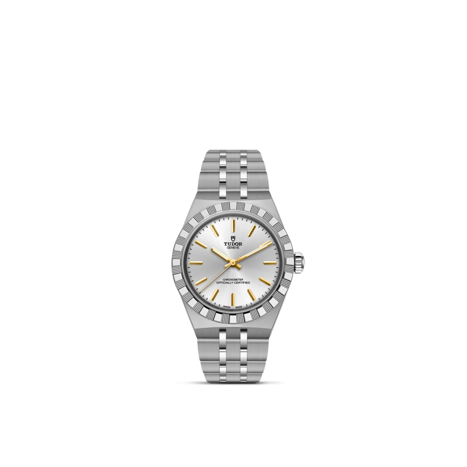 TUDOR Royal 30mm stainless steel case with polished and satin finish - M2830A1A0-0002 at Underwood Jewelers