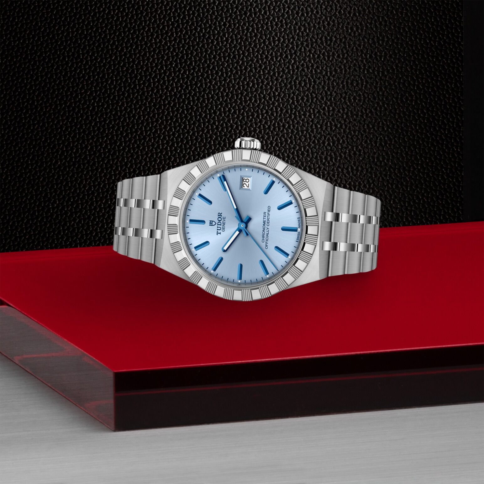 TUDOR Royal 36mm stainless steel case with polished and satin finish - M2836C1A0-0106 at Underwood Jewelers