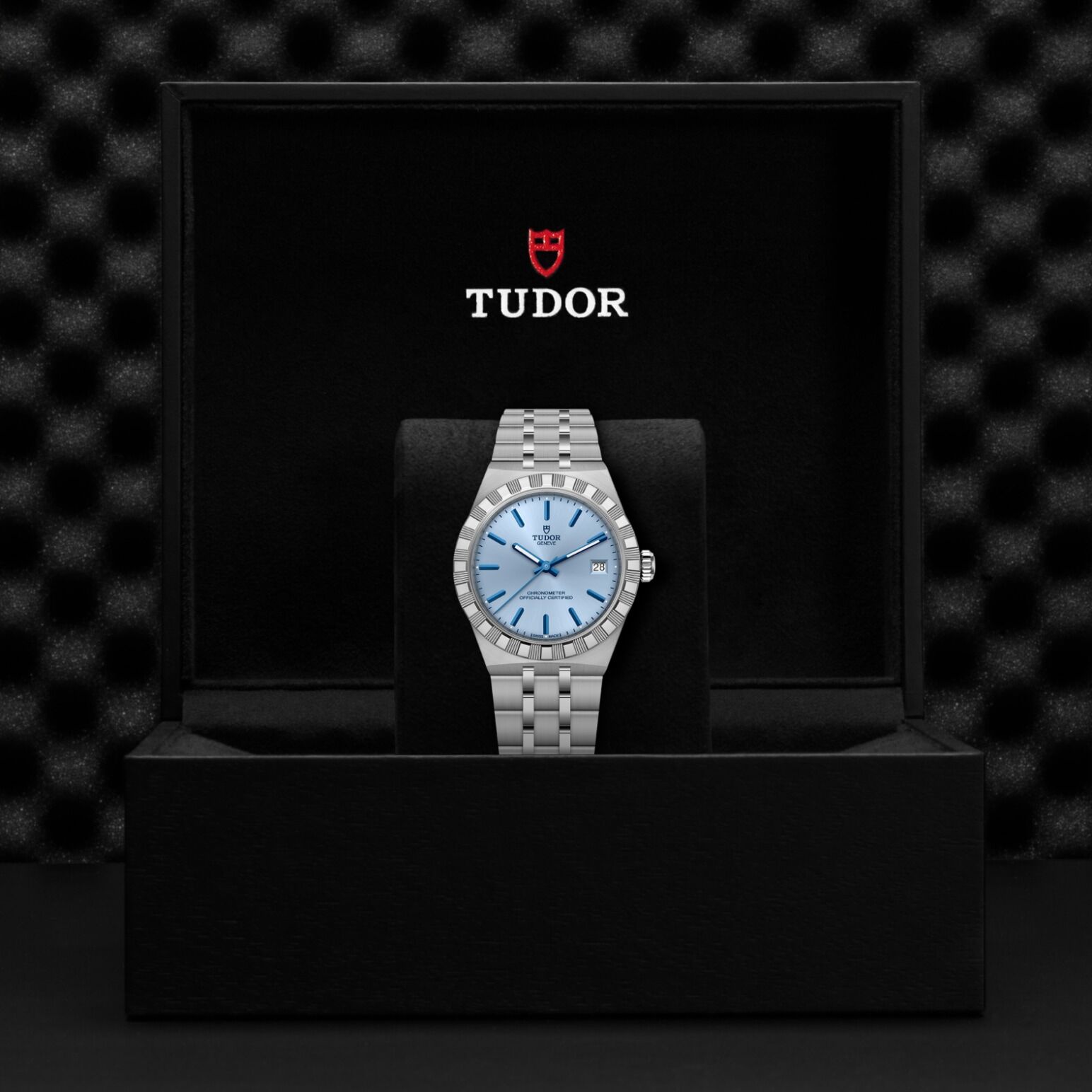 TUDOR Royal 36mm stainless steel case with polished and satin finish - M2836C1A0-0106 at Underwood Jewelers
