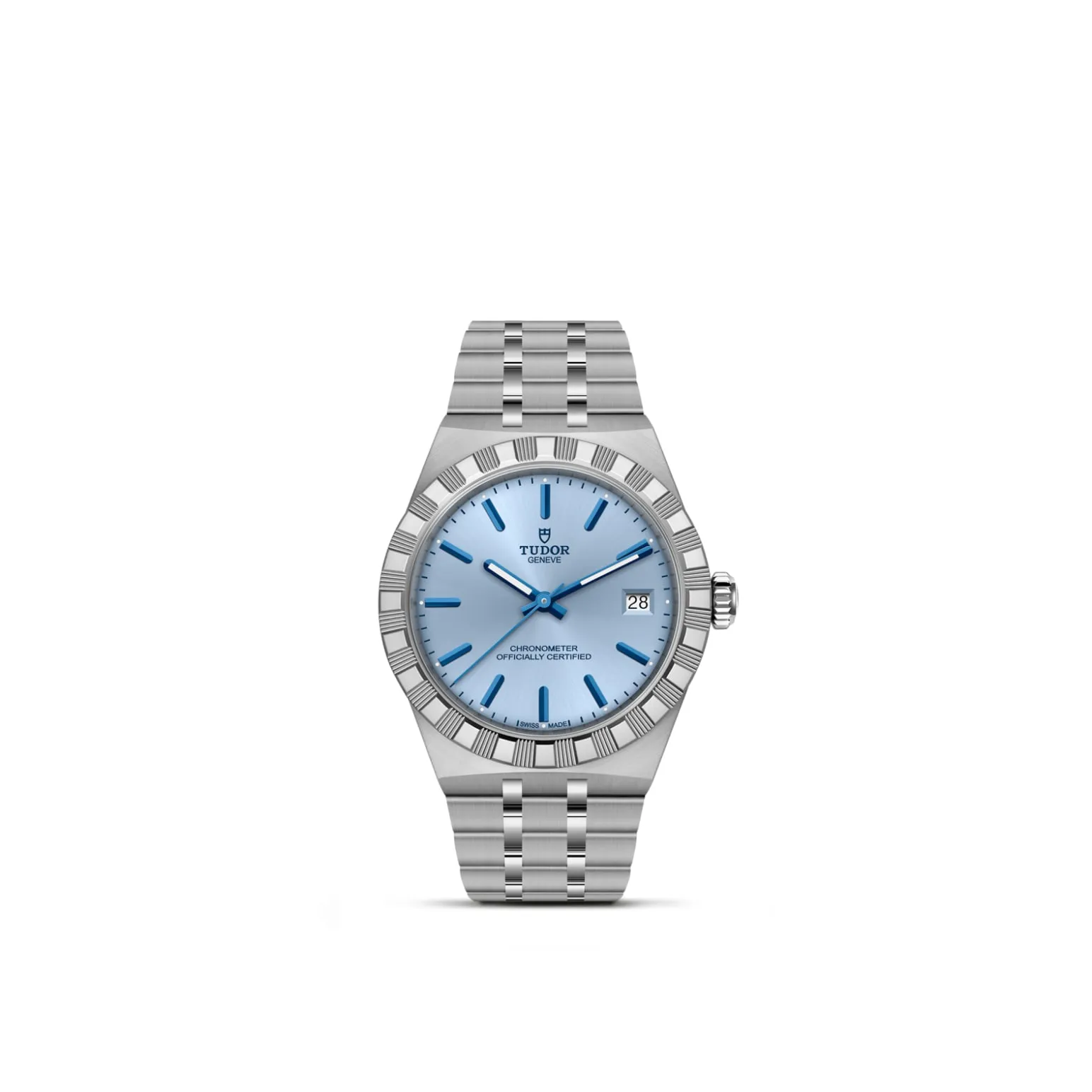TUDOR Royal 36mm stainless steel case with polished and satin finish - M2836C1A0-0106 at Underwood Jewelers