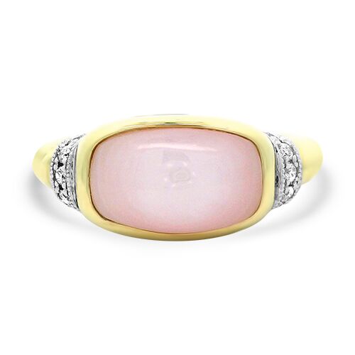 Pink Mother Of Pearl Ring