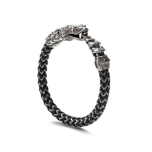 Full Circle Dragon Men's Bracelet