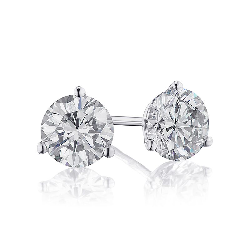 1.50ct Hearts On Fire Diamond Stud Earrings