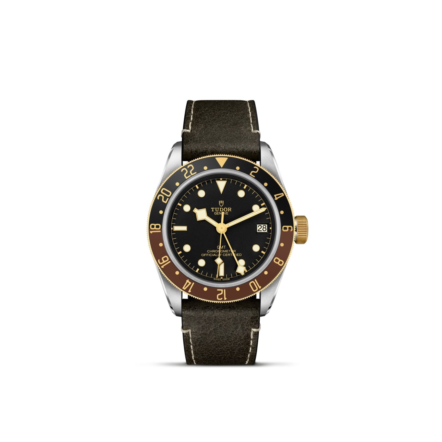 TUDOR Black Bay GMT S&G 41mm steel case with polished and satin finish - M79833MN-0003 at Underwood Jewelers