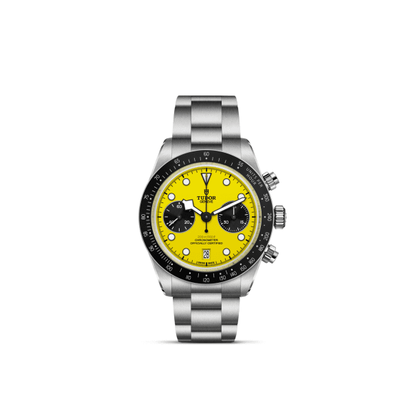 Black Bay Chrono 39 39mm stainless steel case with polished and satin finishes - M79310N-0001 at Underwood Jewelers