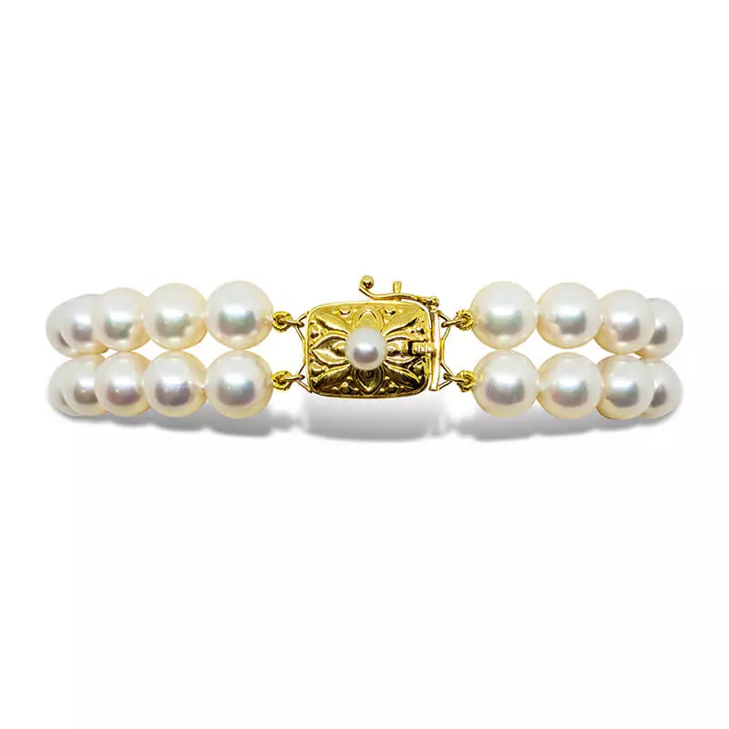 Double Strand Pearl Bracelet