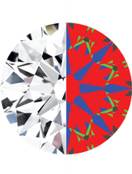 diamond light refration guide