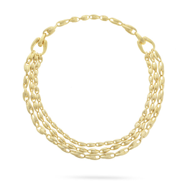 Lunaria Yellow Gold and Diamond Collar