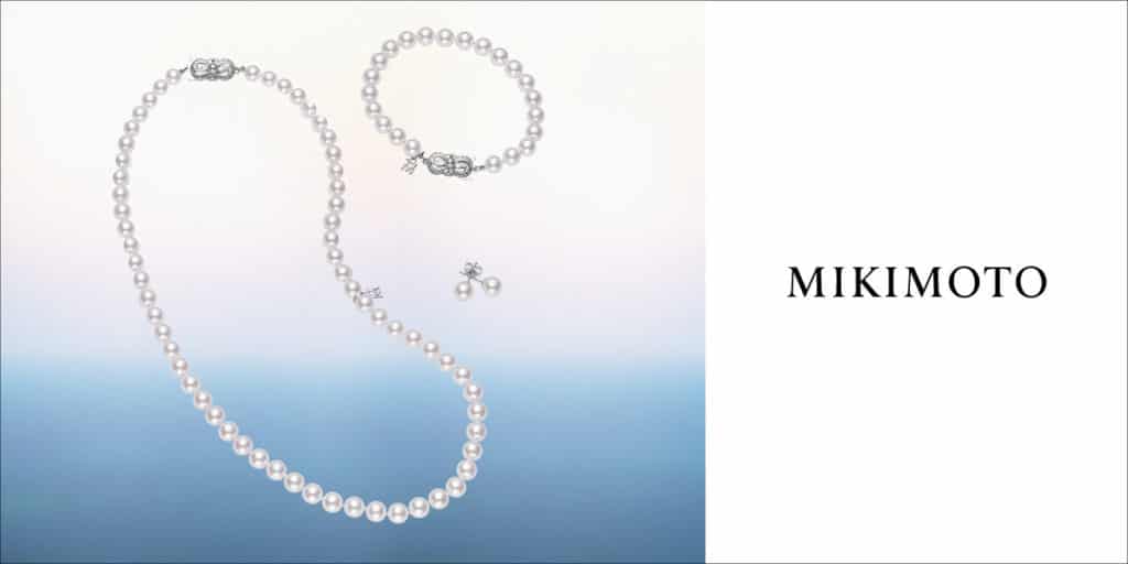 Mikimoto Pearl Necklace & Bracelet