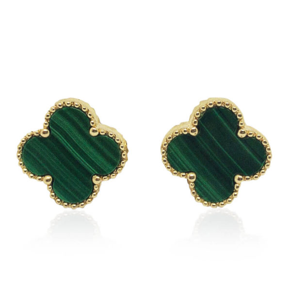 Small Malachite Studs