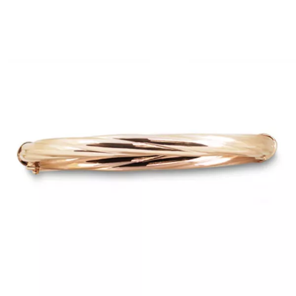 Rose Twisted Bangle