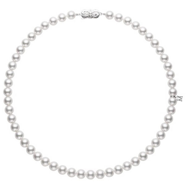 20"" Matinee Pearl Necklace- WG