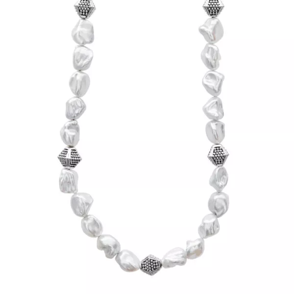 Luna Caviar & Pearl Bead Necklace