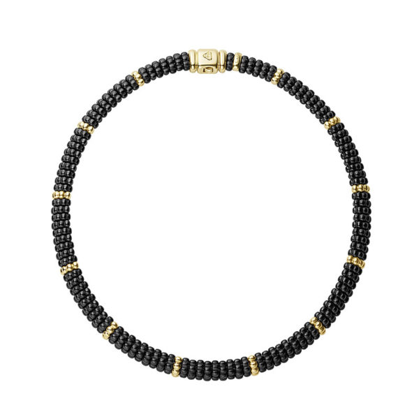 Black Caviar Beaded Necklace