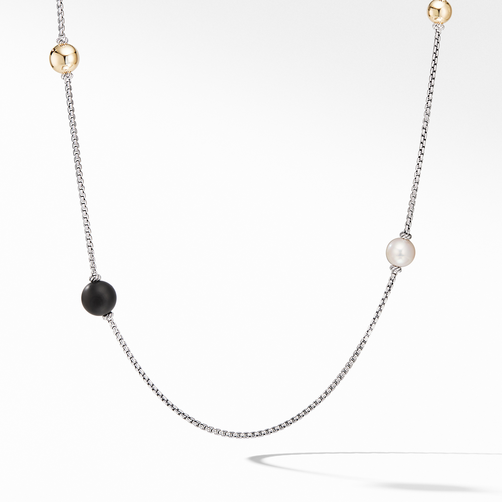 matte black necklace