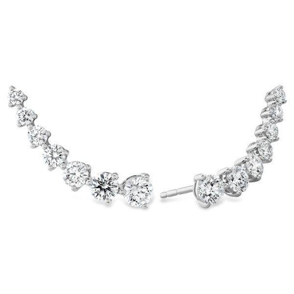 7-Stone Diamond Ear Climbers