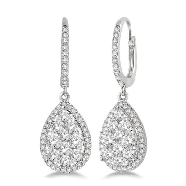 2.00ct. Drop Earrings- WG