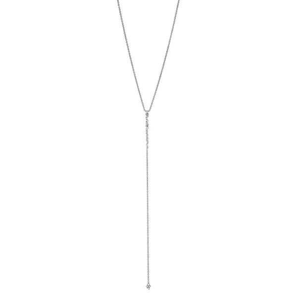 18KW Stardust Bar "Y" Necklace