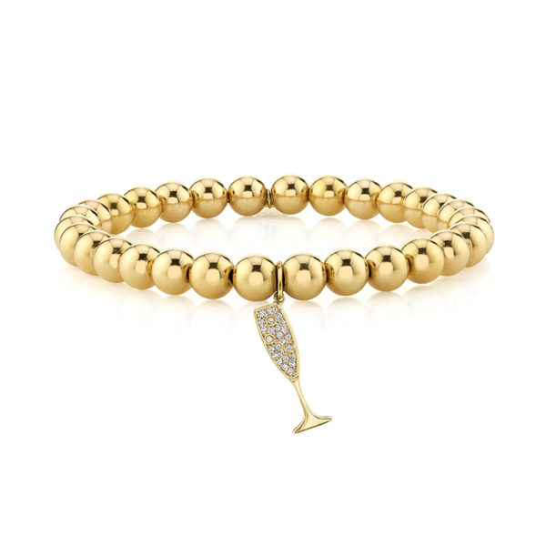 Champagne Charm Bracelet
