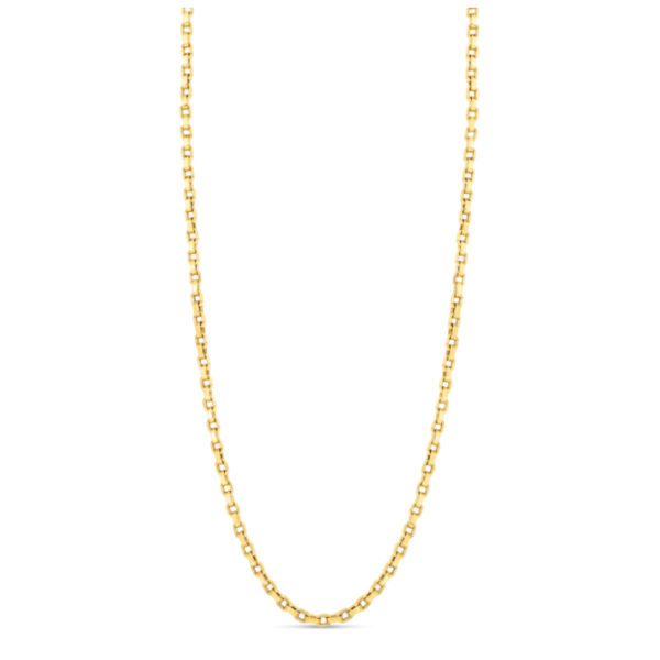 18KY 22" Box Chain