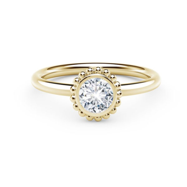 0.14ct Yellow Gold Forevermark Ring
