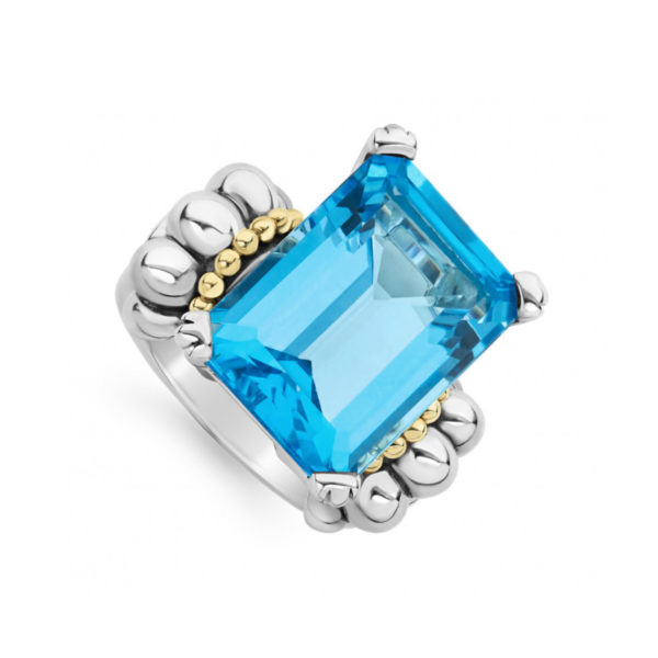 Glacier Blue Topaz Ring