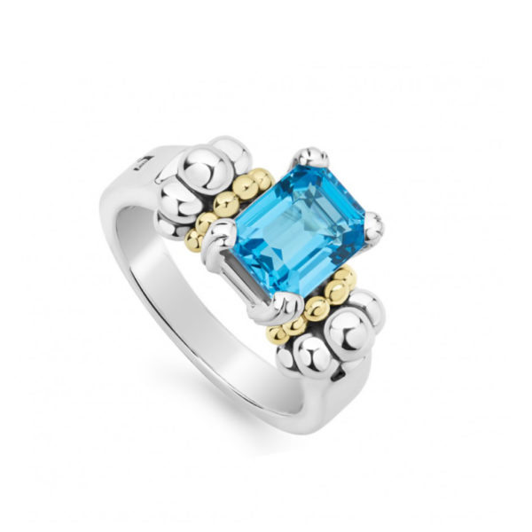 Glacier Blue Topaz Ring