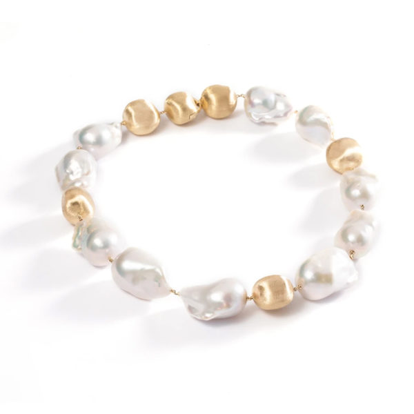 18K Gold and Pearl Necklace - Underwoods Jewelers