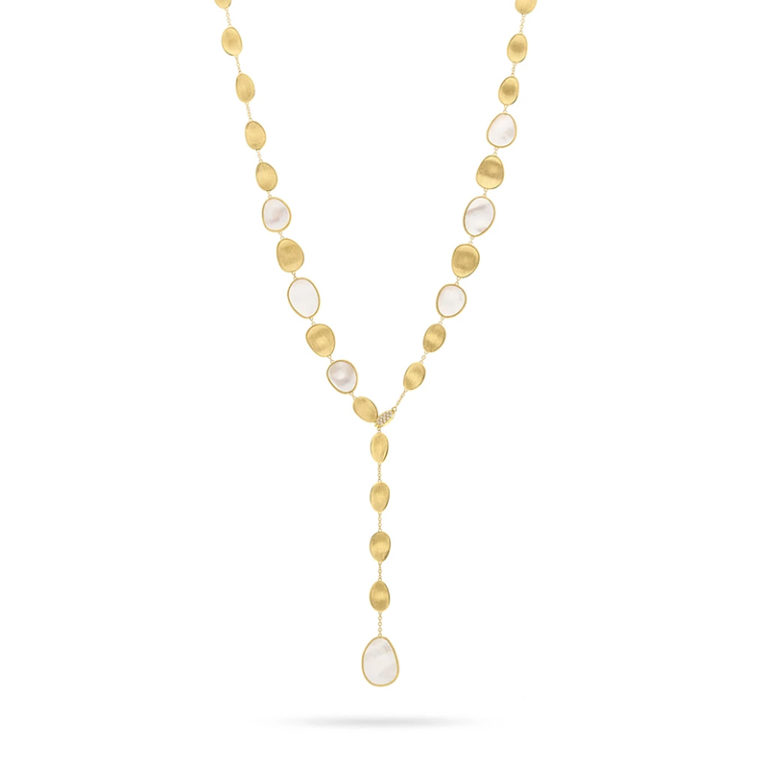 Gold and Pearl Long Necklace - Underwoods Jewelers