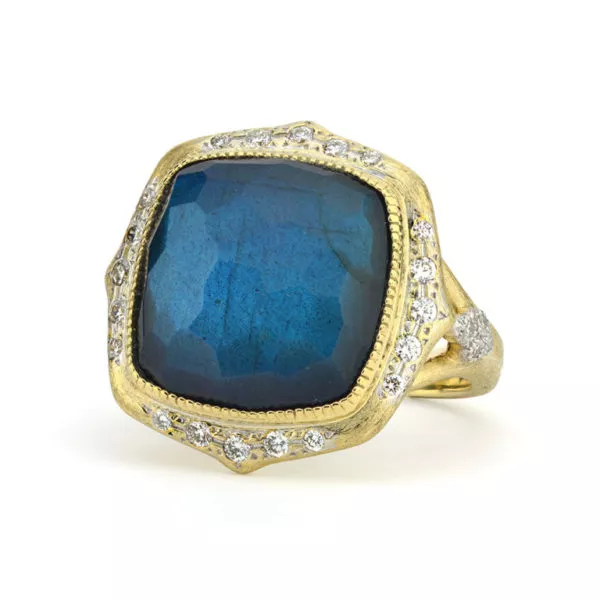 Moroccan Marrakesh Cushion Stone Ring