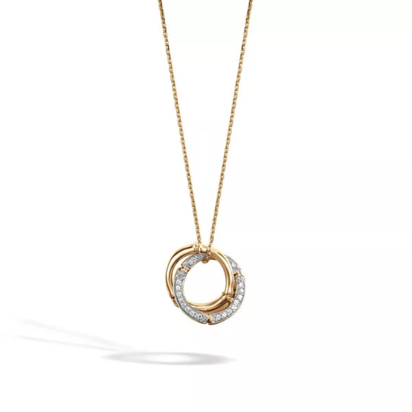 Pendant Necklace with Diamonds