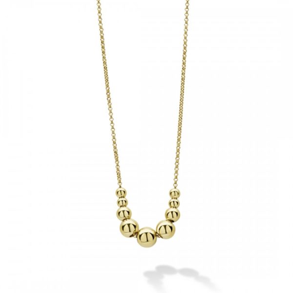 Caviar Gold Bead Necklace