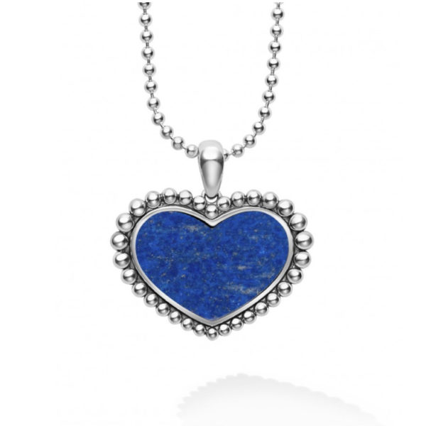 Maya Lapis 28MM Heart Pendant