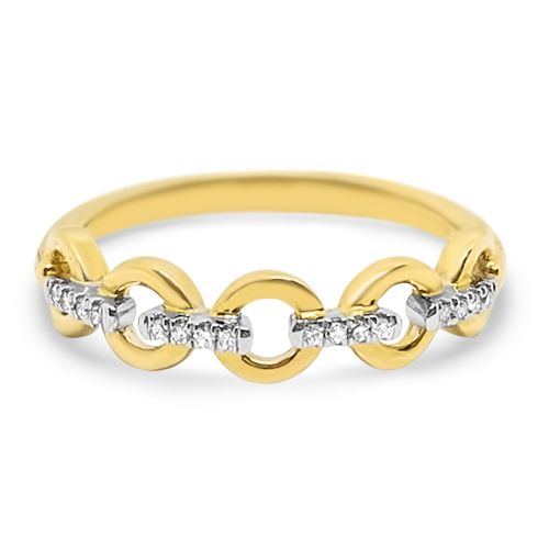 Interlocking on sale circles ring