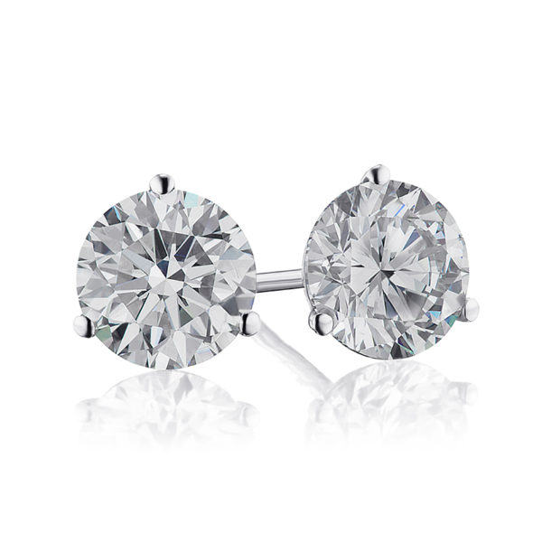 2ct Diamond Stud Earrings