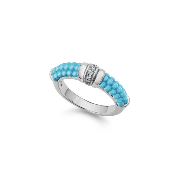 Lagos Blue Caviar Stack Ring
