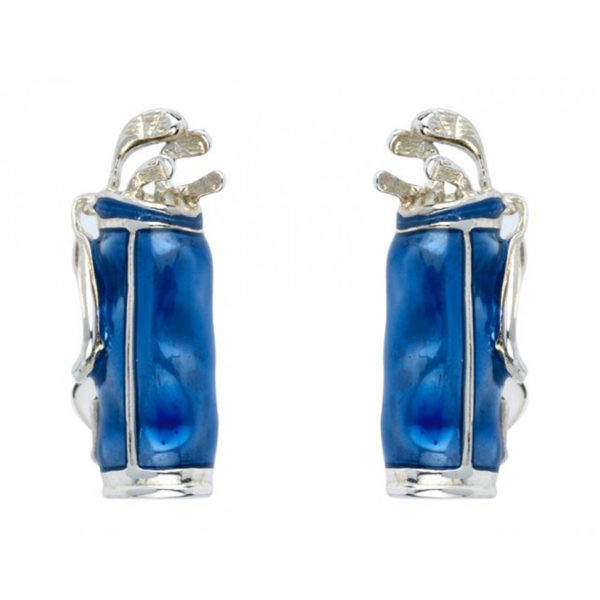 Blue Golf Bag Cufflinks