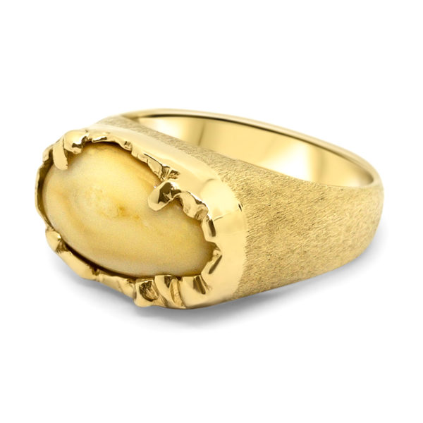 Men's Estate Ivory Ring